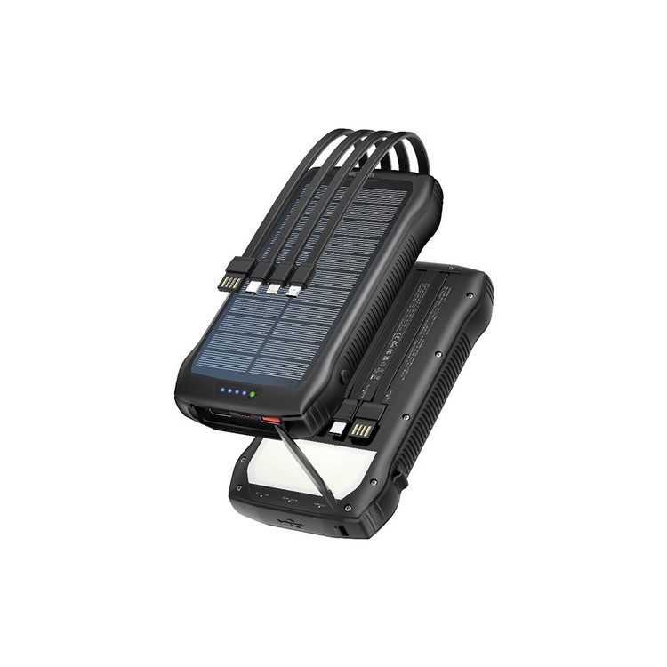 پاوربانک خورشیدی گرین لاین مدل GL-PX82 ظرفیت ۲۰۰۰۰ میلی آمپر با PD 20W