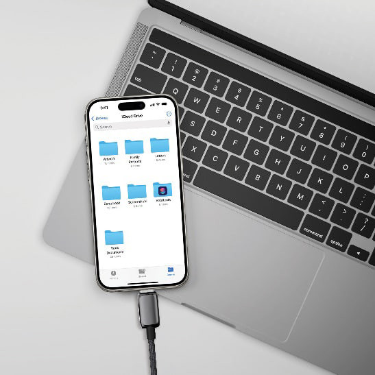 کابل USB-C سری Zinco با توان ۲۴۰ وات مدل: PWDC99DGY 7646