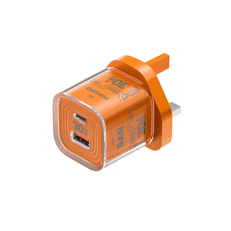 شارژر دیواری 30وات پرودو مدل Tezclarte Dual-Port PDFWCH101