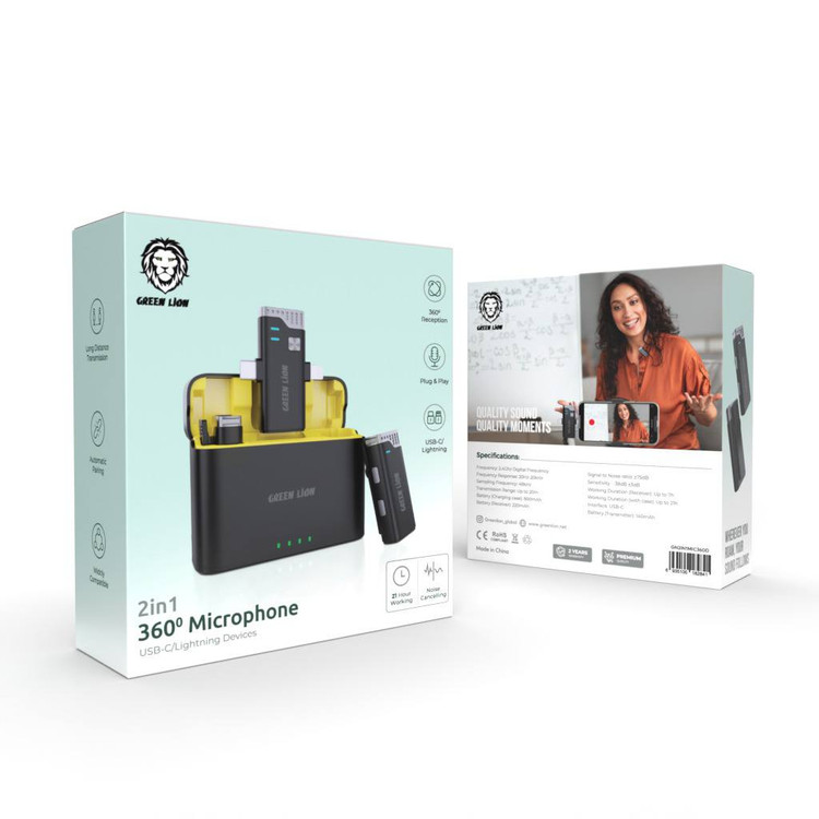 میکروفن یقه ای گرین لاین 360 3in1