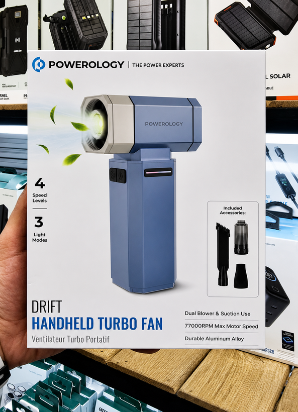 جت فن پاورولوژی مدل PWMY96005BU شارژی و توربوDRIFT
