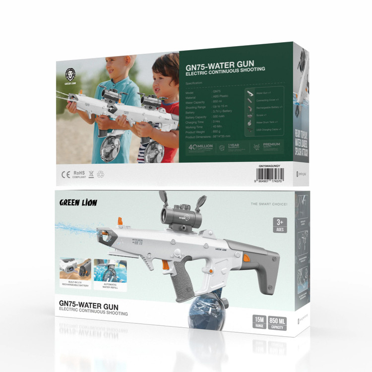 تفنگ آبپاش شارژی گرین لاین مدل GN75 Electric Water Gun