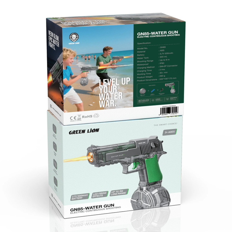 تفنگ آبپاش شارژی گرین لاین مدل Green Lion GN85 Electric Water Gun