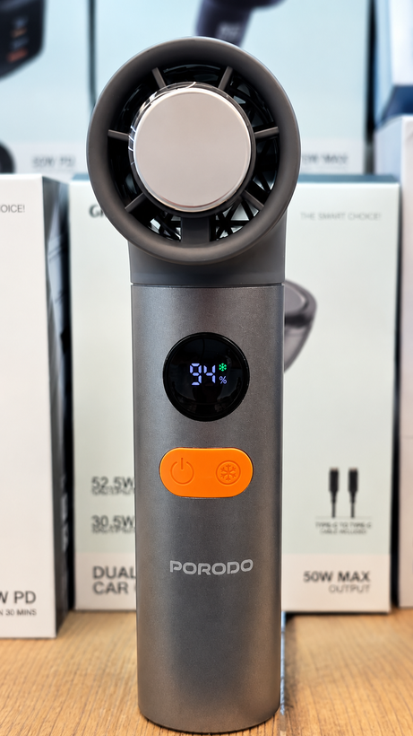 پنکه دستی شارژی پرودو Lifestyle Chillo Polar مدل PDLFSTSH27GY