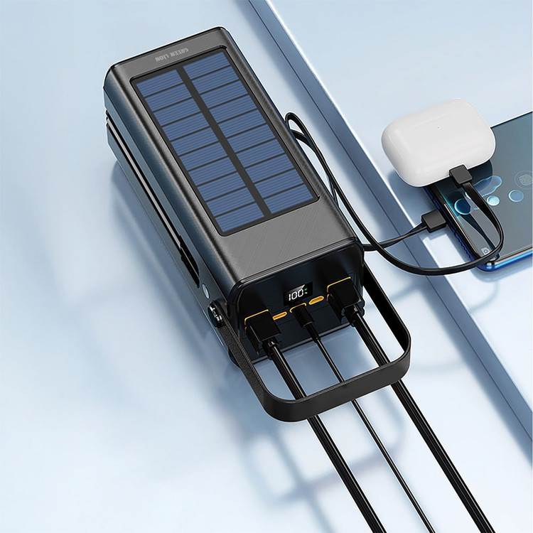 پاور بانک گرین لاین مدل Solar X ظرفیت 80000 میلی آمپر ساعت