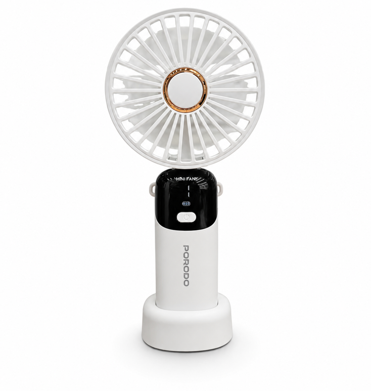 پنکه دستی پرودو مدل PDLFSTZH13BK با نمایشگر LED