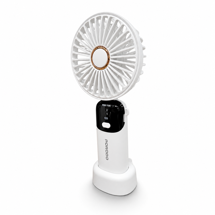 پنکه دستی پرودو مدل PDLFSTZH13BK با نمایشگر LED