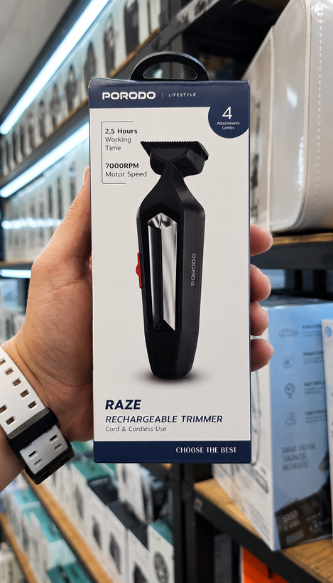 ماشین اصلاح شارژی پرودو Lifestyle Raze مدل PDLFSTJ20BK