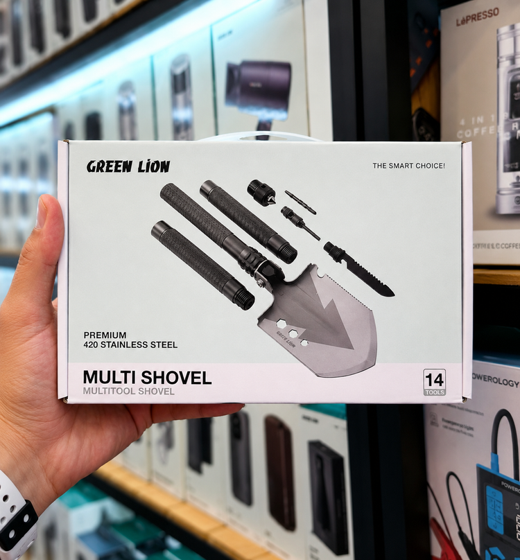 بیل چندکاره گرین لاین مدل Multi Shovel وزن ۱۰۵۶ گرم