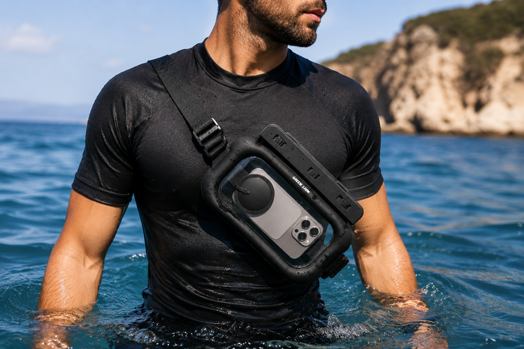 کیف ضد آب موبایل گرین لاین مدل Ocean Shield