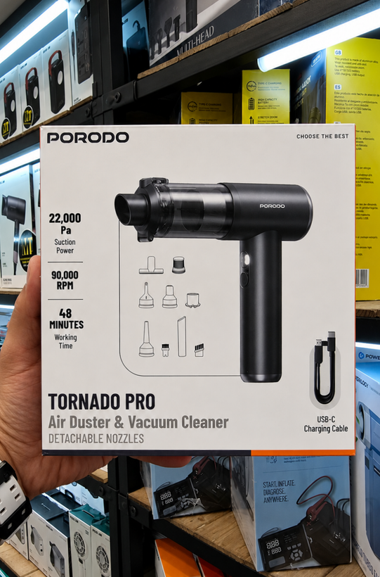 جت فن و جارو شارژی پرودو Tornado Pro PDM8DGY