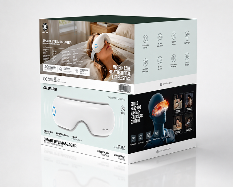 ماساژور هوشمند چشم گرین لاین مدل Green Lion Smart Eye Massager GL-MG41