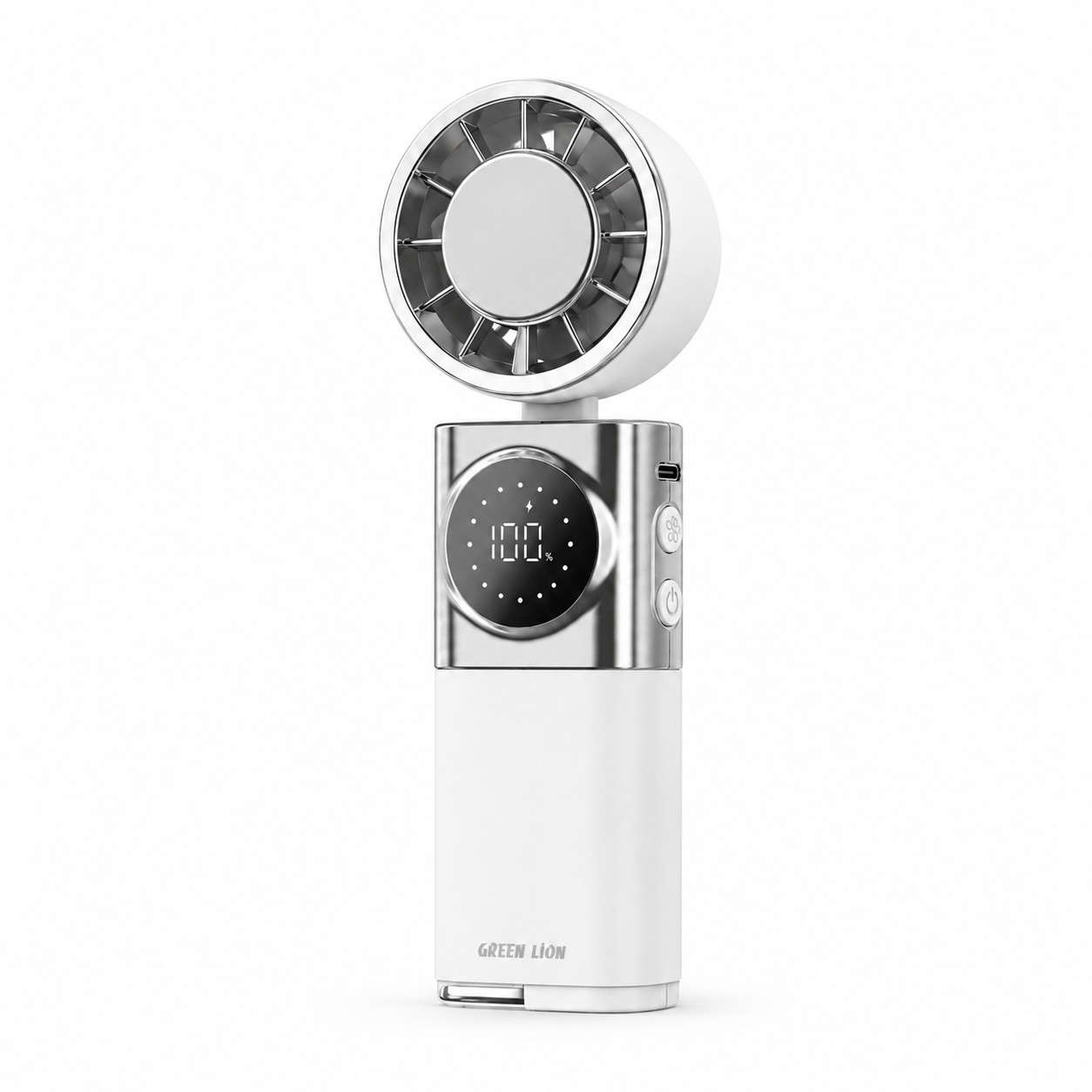 پنکه دستی و پاوربانک گرین لاین Green Lion Power Wind PF-12