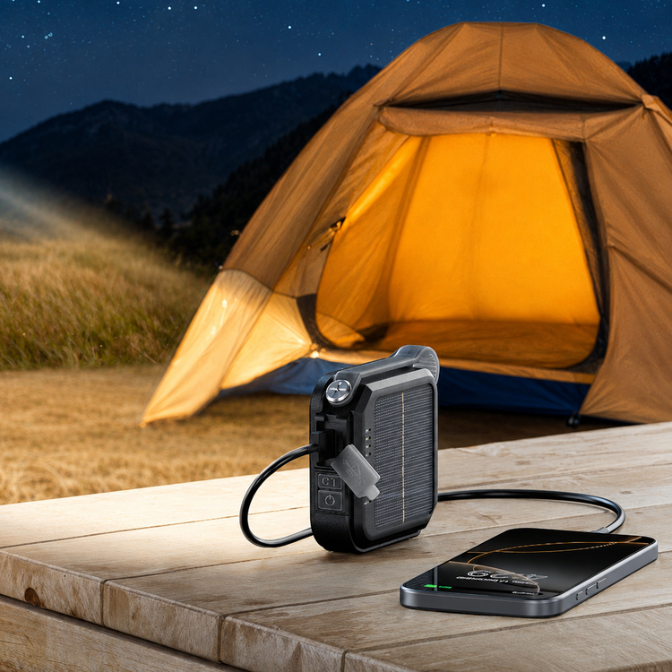 چراغ کمپینگ خورشیدی گرین لاین Solar Lumix 1000LM با پاوربانک 4000mAh