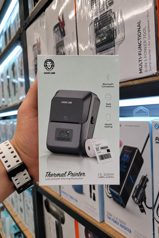 پرینتر حرارتی قابل حمل گرین لاین مدل Green Lion GL-TP1 Thermal Printer