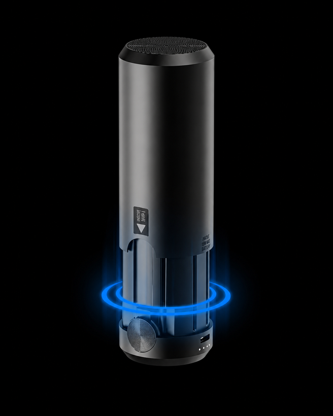 جارو و دمنده شارژی پرودو مدل Tornado Prime با پاوربانک 6000mAh