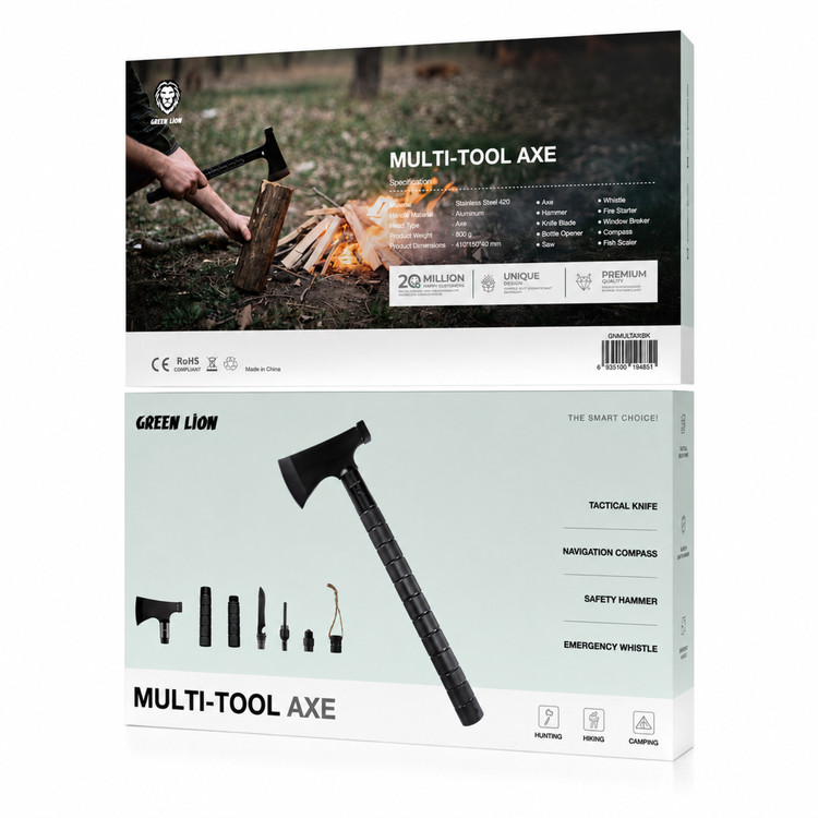 تبر چندکاره گرین لاین Multi-Tool Axe مدل GNMULTAXEBK – مشکی