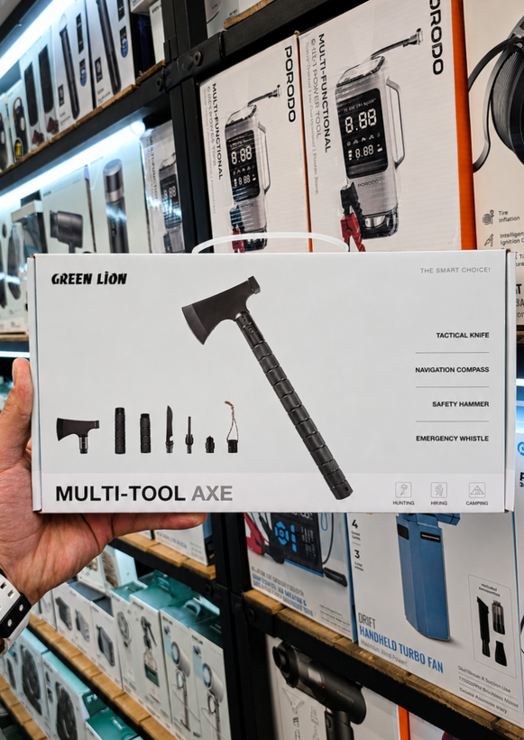 تبر چندکاره گرین لاین Multi-Tool Axe مدل GNMULTAXEBK – مشکی