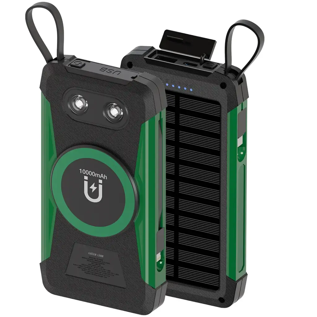 پاوربانک خورشیدی گرین لاین Solar Trex ظرفیت 10000mAh