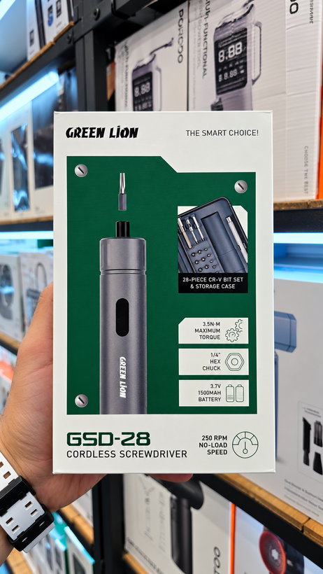 پیچگوشتی شارژی گرین لاین GSD-28
