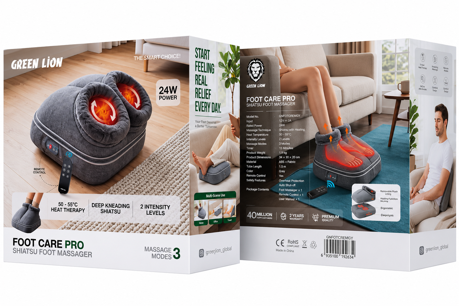 ماساژور پا گرین لاین مدل Foot Care Pro