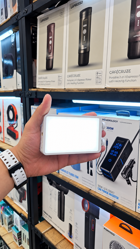 چراغ پرکننده عکاسی قابل شارژ پرودو مدل Cannes Capture 40W – سفید