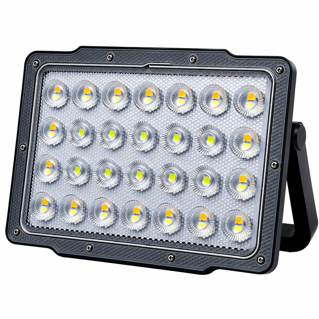 پروژکتور خورشیدی گرین لاین با باتری 7200 میلیآمپرساعت و 59 LED مدل GNFL14SOLLGBK