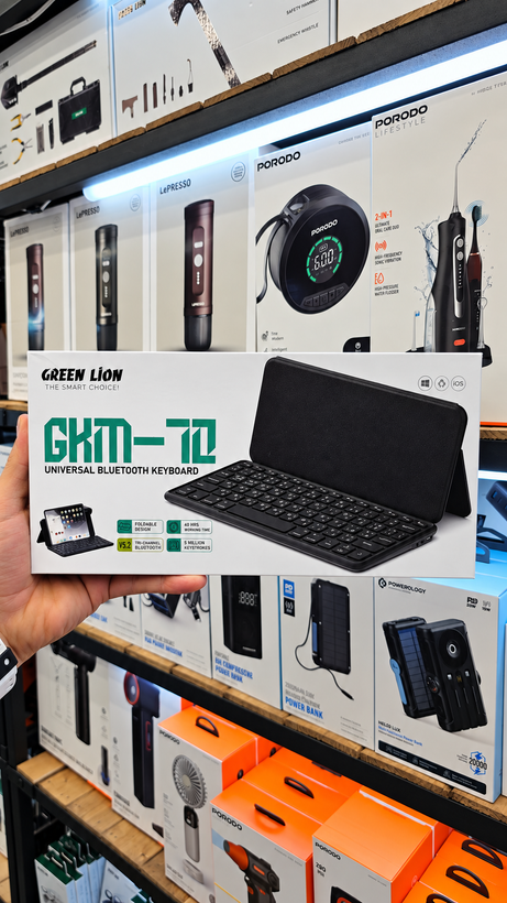 کیبورد بلوتوثی یونیورسال گرین لاین GKM-70 مدل GNKM70BTKEYBK