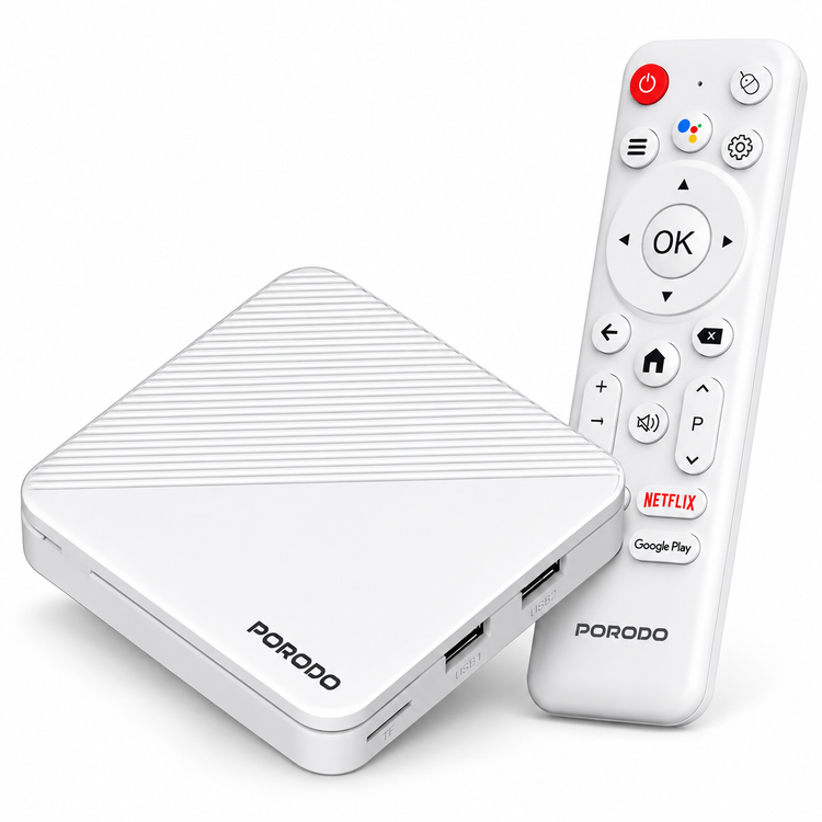 اندروید باکس پرودو مدل EchoBox با رم 4 گیگابایت، حافظه داخلی 16 گیگابایت و پشتیبانی از تصویر 4K