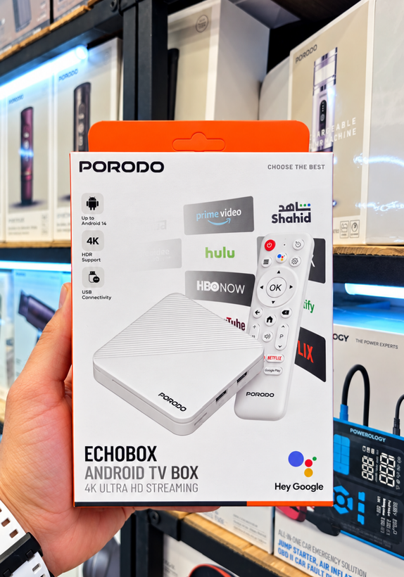اندروید باکس پرودو مدل EchoBox با رم 4 گیگابایت، حافظه داخلی 16 گیگابایت و پشتیبانی از تصویر 4K