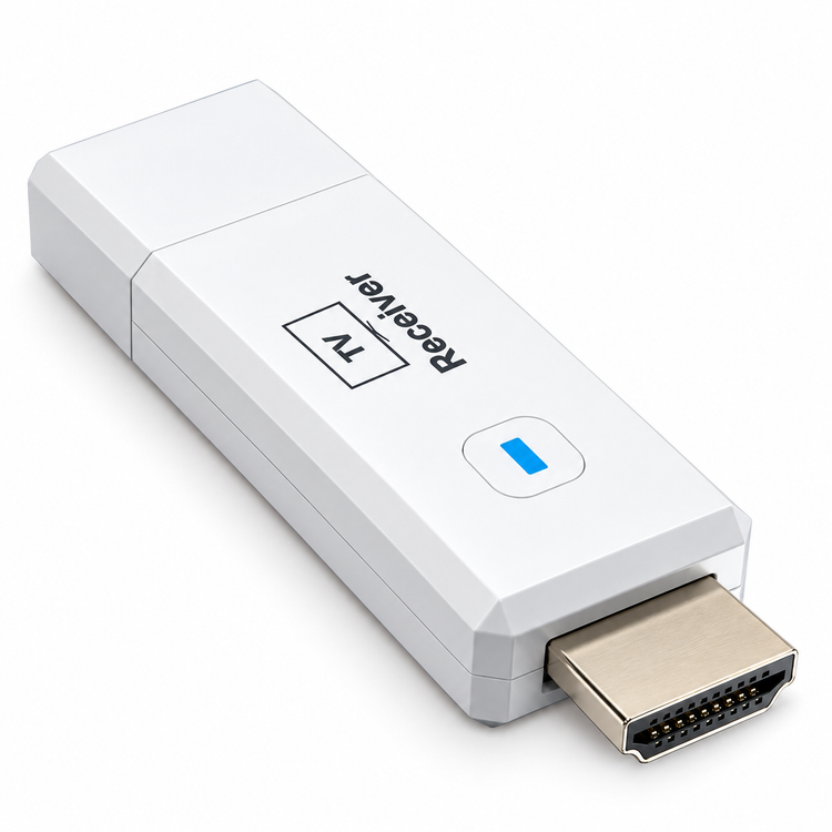 مبدل انتقال تصویر بیسیم پاورولوژی مدل AIROMA PWTC030WH با رابط USB-C به HDMI