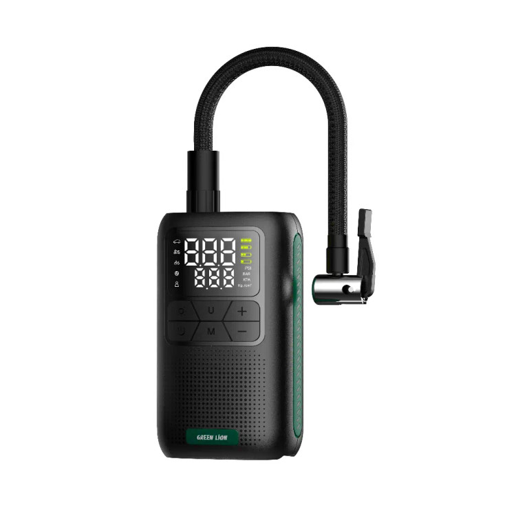 پمپ باد شارژی گرین لاین مدل GL-A4 با فشار 150 PSI و نمایشگر دیجیتال
