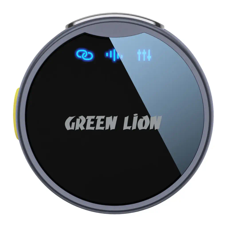 میکروفون بیسیم دوگانه گرین لاین مدل GM-92X با گیرنده USB Type-C و محفظه شارژ